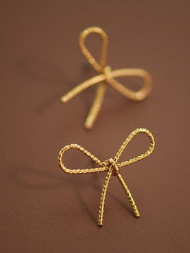 Ropey Bow Earrings