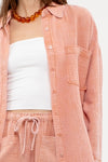 Verna Washed Out Button Down Shirt