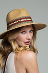 Panama Ribbon Trim Hat