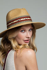 Panama Ribbon Trim Hat