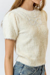 Sayrah Pearl Short Sleeve Sweater