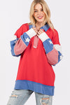 Stars And Stripes LS Polo Shirt