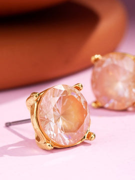 Elena Gem Stud Earrings