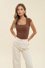 Payton Scoop Fitted Top
