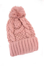 Taryn Cable Pom Hat