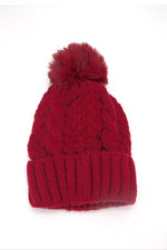 Taryn Cable Pom Hat