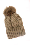 Taryn Cable Pom Hat