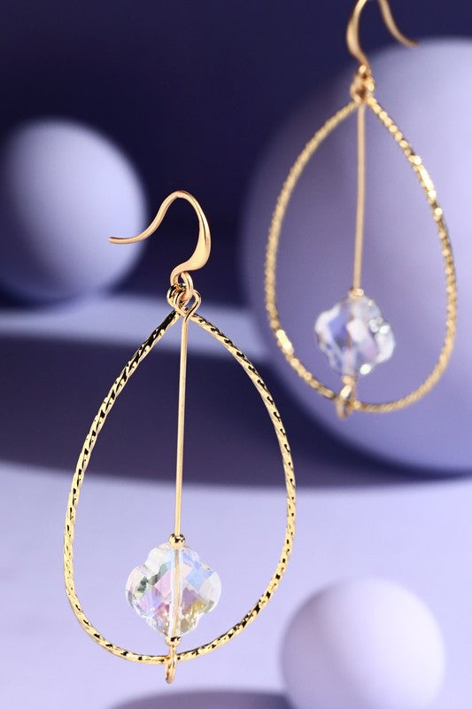 Version Gem Drop Earrings