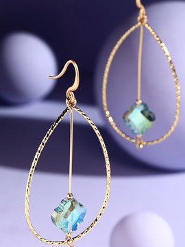 Version Gem Drop Earrings