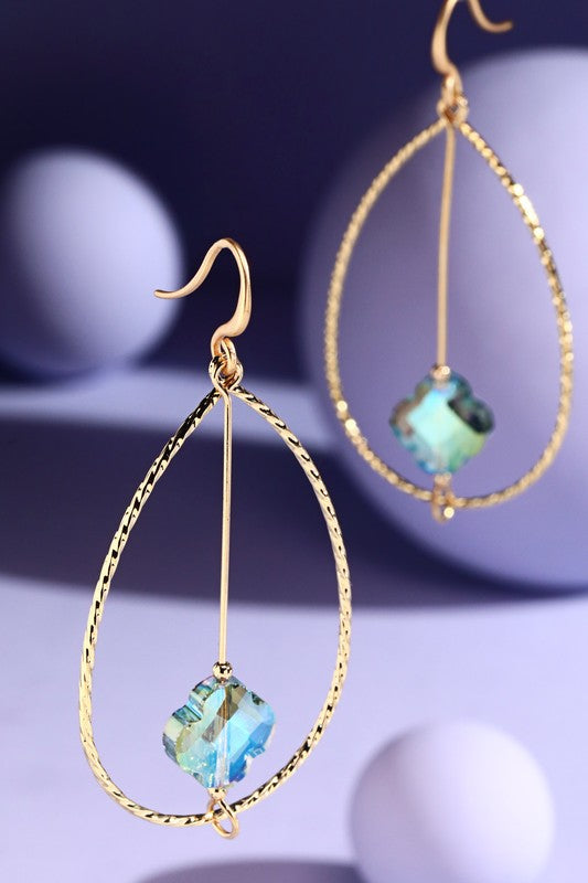 Version Gem Drop Earrings