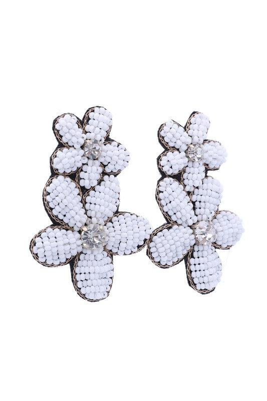 Flower Power Post and Drop Earrings