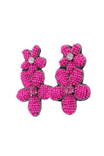 Flower Power Post and Drop Earrings