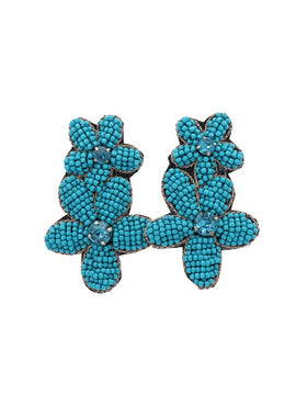 Flower Power Post and Drop Earrings