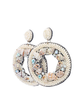Shelly Bead Earrings