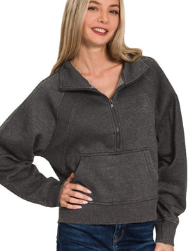 Lauren Half Zip Fleece Top