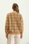 Alisha Windowpane Sweater