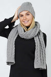 Marcus Hat and Scarf Set