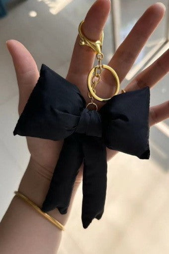 Sassy Puffy Bow Bag Charm