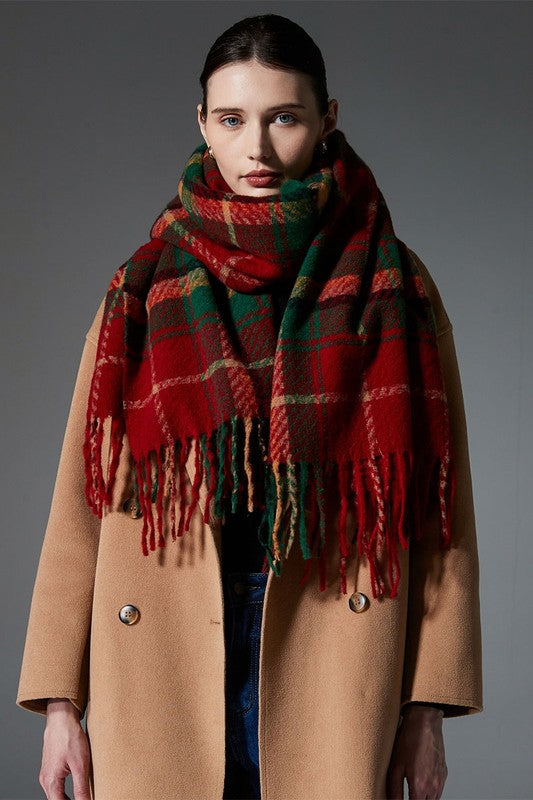 Merriment Plaid Scarf