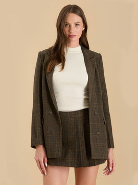 Glen Plaid Blazer