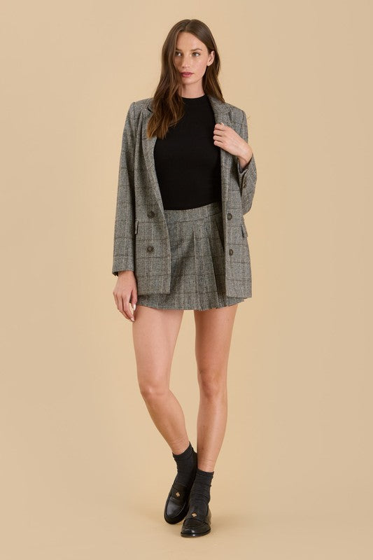 Glen Plaid Blazer