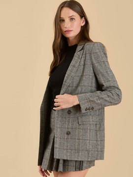 Glen Plaid Blazer