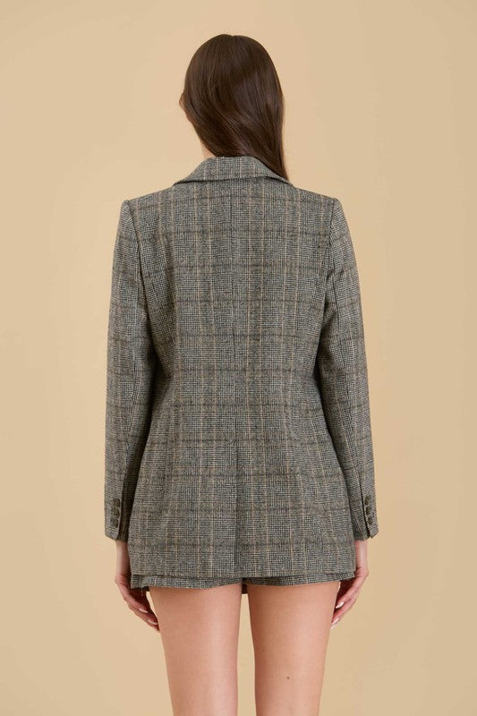 Glen Plaid Blazer