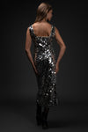 Debbie Sequin Midi Dress