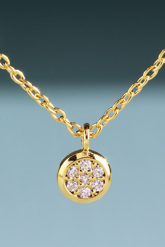 Gentry CZ Pendant Necklace