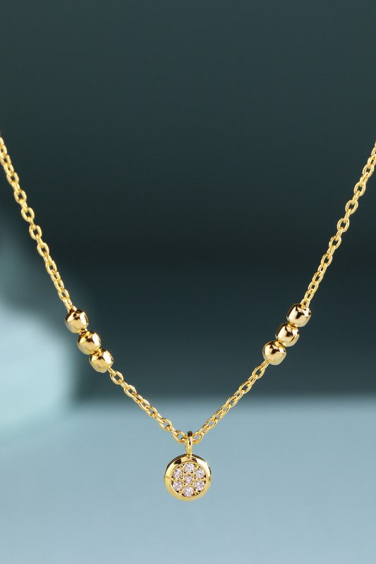 Gentry CZ Pendant Necklace