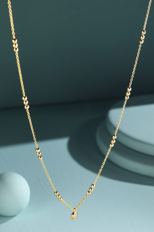 Gentry CZ Pendant Necklace