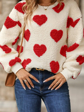 Shipley Heart Plush Sweatshirt