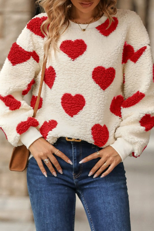 Shipley Heart Plush Sweatshirt