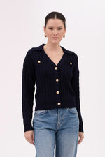 Stacey Cable Knit Cardigan