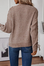 Cassidy Bow Chenille Sweater