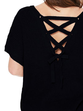 Mira Cross Back Sweater