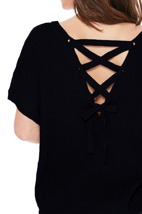 Mira Cross Back Sweater