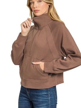Austen Half Zip Top