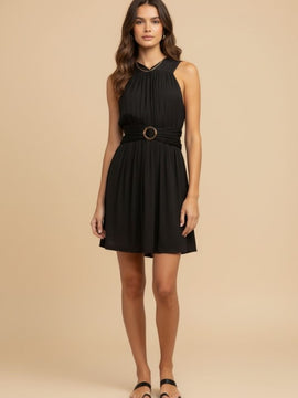 Misty Gathered Waist Dress