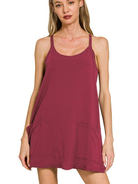 Hot To Go Mini Dress w Romper Liner