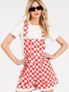 Game On Checkered Overalls