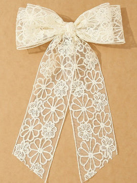 Celine Lace Bow Clip