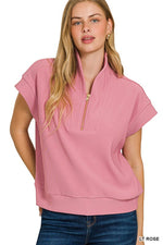 Bella Quarter Zip Top