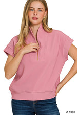 Bella Quarter Zip Top