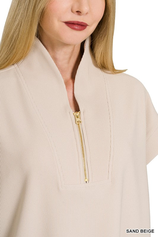 Bella Quarter Zip Top