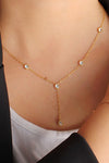 Zarina CZ Drop Necklace