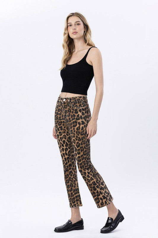 ChaCha Leopard Kick Flare Pants