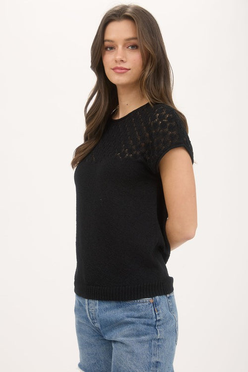 Elizabeth Eyelet Sweater