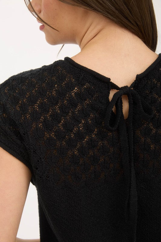 Elizabeth Eyelet Sweater