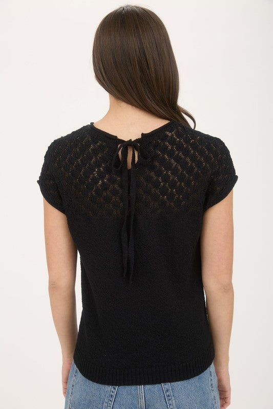 Elizabeth Eyelet Sweater